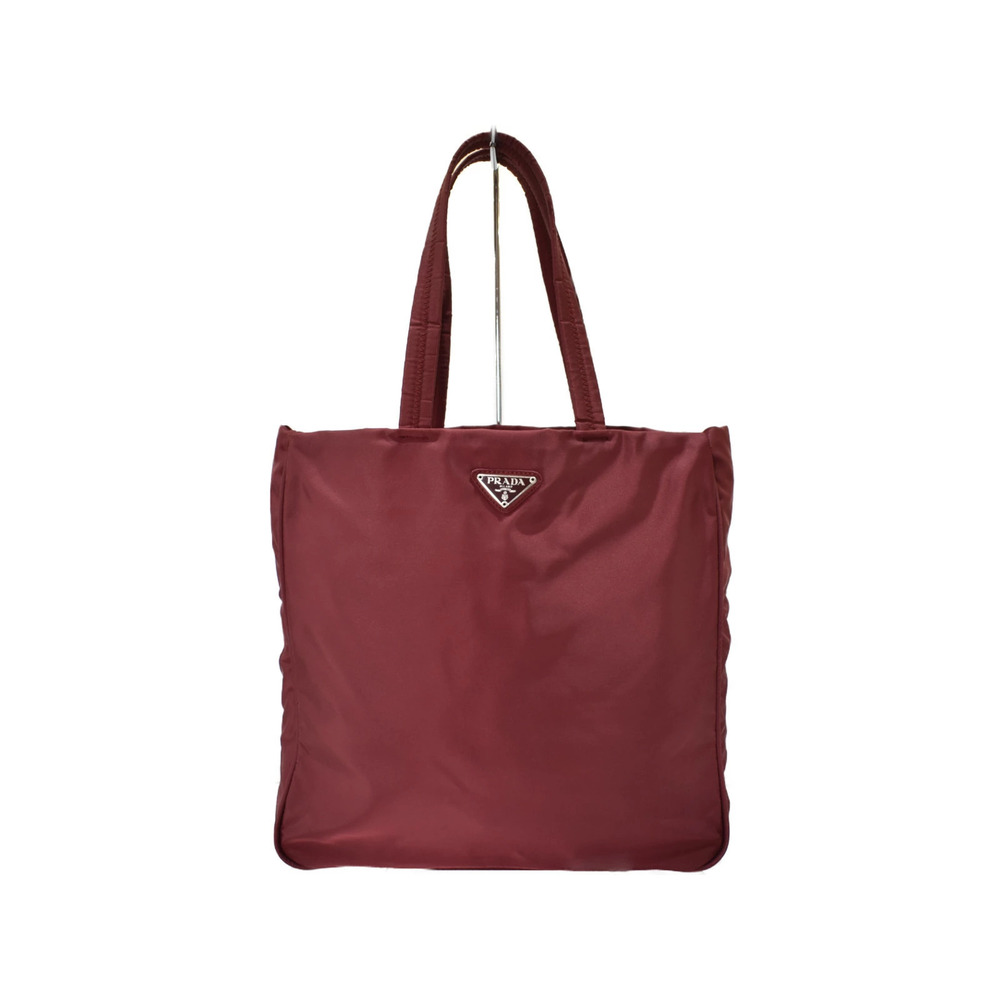 Prada Tessuto tote bag red